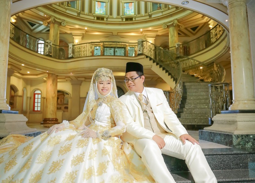 แต่งงาน มุสลิม พรีเวดดิ้ง อิสลาม ถ่ายรูปแต่งงาน ฌ็องเซลิเซ่