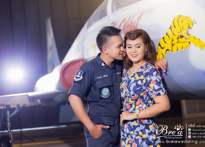 ถ่ายรูปแต่งงาน กับเครื่องบิน Pre Wedding พิพิธภัณท์กองทัพอากาศ นนทบุรี บางบัวทอง ดอนเมือง
