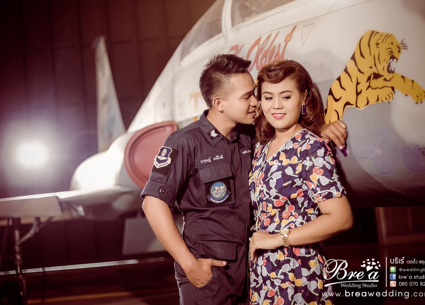 ถ่ายรูปแต่งงาน กับเครื่องบิน Pre Wedding พิพิธภัณท์กองทัพอากาศ นนทบุรี บางบัวทอง ดอนเมือง
