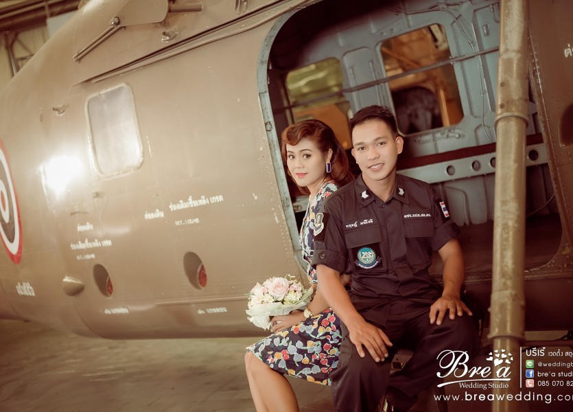 ถ่ายรูปแต่งงาน กับเครื่องบิน Pre Wedding พิพิธภัณท์กองทัพอากาศ นนทบุรี บางบัวทอง ดอนเมือง