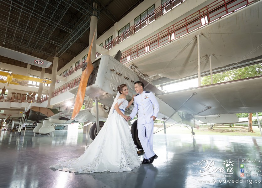 ถ่ายรูปแต่งงาน กับเครื่องบิน Pre Wedding พิพิธภัณท์กองทัพอากาศ นนทบุรี บางบัวทอง ดอนเมือง