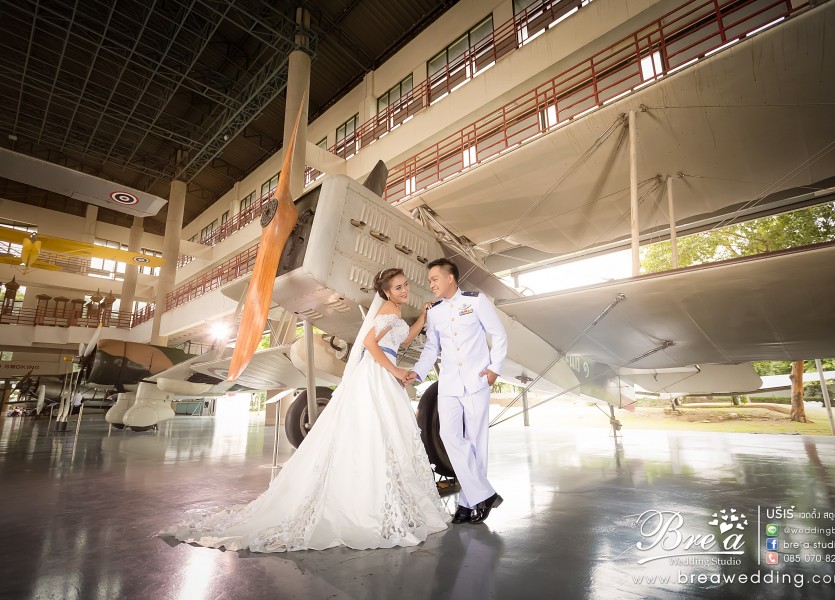 ถ่ายรูปแต่งงาน กับเครื่องบิน Pre Wedding พิพิธภัณท์กองทัพอากาศ นนทบุรี บางบัวทอง ดอนเมือง