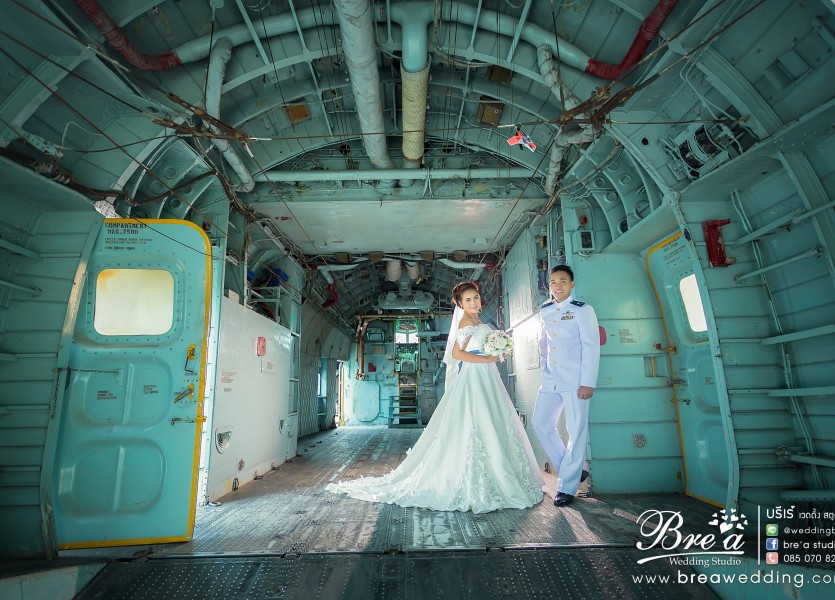 ถ่ายรูปแต่งงาน กับเครื่องบิน Pre Wedding พิพิธภัณท์กองทัพอากาศ นนทบุรี บางบัวทอง ดอนเมือง