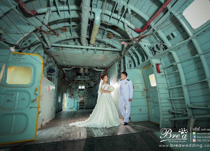 ถ่ายรูปแต่งงาน กับเครื่องบิน Pre Wedding พิพิธภัณท์กองทัพอากาศ นนทบุรี บางบัวทอง ดอนเมือง