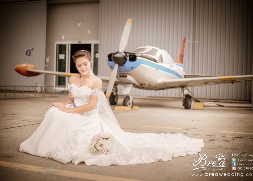 ถ่ายรูปแต่งงาน กับเครื่องบิน Pre Wedding พิพิธภัณท์กองทัพอากาศ นนทบุรี บางบัวทอง ดอนเมือง