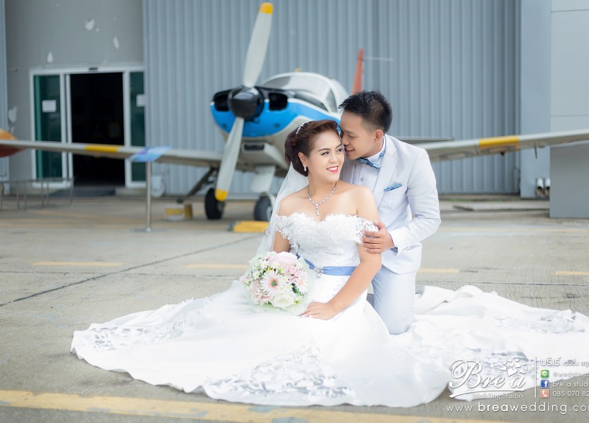 ถ่ายรูปแต่งงาน กับเครื่องบิน Pre Wedding พิพิธภัณท์กองทัพอากาศ นนทบุรี บางบัวทอง ดอนเมือง