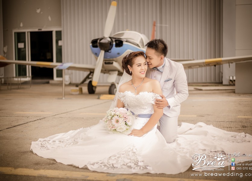 ถ่ายรูปแต่งงาน กับเครื่องบิน Pre Wedding พิพิธภัณท์กองทัพอากาศ นนทบุรี บางบัวทอง ดอนเมือง