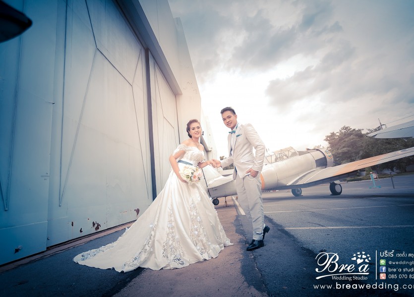 ถ่ายรูปแต่งงาน กับเครื่องบิน Pre Wedding พิพิธภัณท์กองทัพอากาศ นนทบุรี บางบัวทอง ดอนเมือง