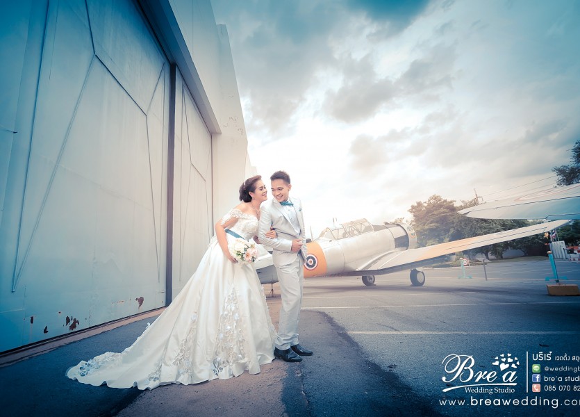 ถ่ายรูปแต่งงาน กับเครื่องบิน Pre Wedding พิพิธภัณท์กองทัพอากาศ นนทบุรี บางบัวทอง ดอนเมือง