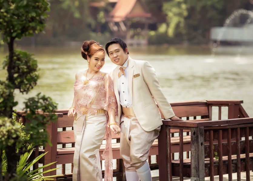 สวนสามพราน ริเวอร์ไซด์ sampran พรีเวดดิ้ง ถ่ายรูปแต่งงาน