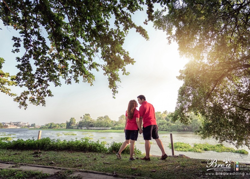 สวนสามพราน ริเวอร์ไซด์ sampran พรีเวดดิ้ง ถ่ายรูปแต่งงาน