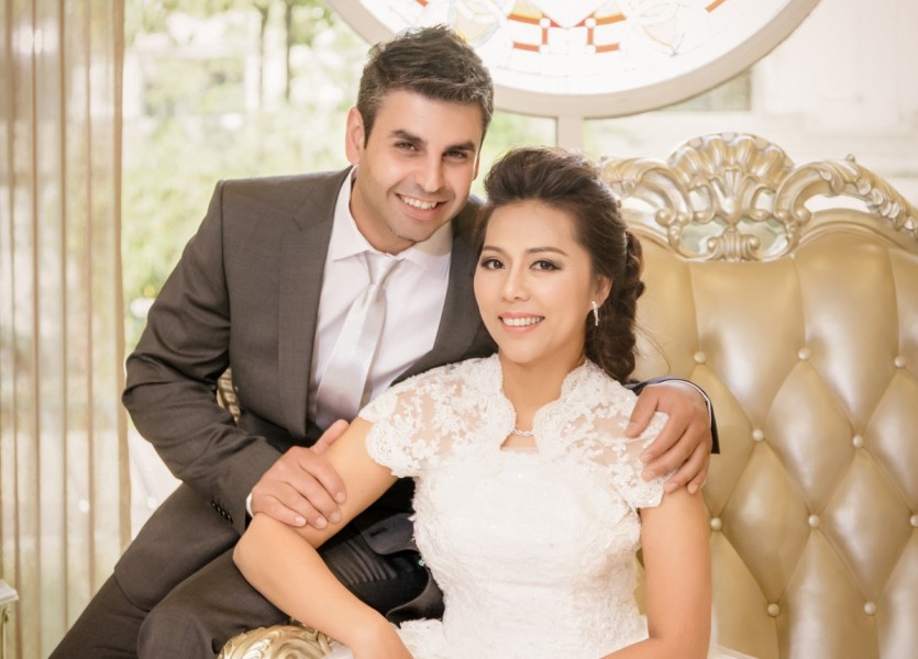 PreWedding มุสลิม ฌ็องเซลิเซ่ ถ่ายรูปแต่งงานอิสลาม บางบัวทอง นนทบุรี