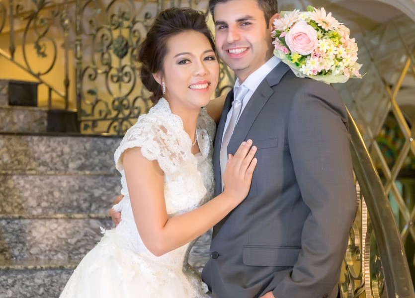 PreWedding มุสลิม ฌ็องเซลิเซ่ ถ่ายรูปแต่งงานอิสลาม บางบัวทอง นนทบุรี