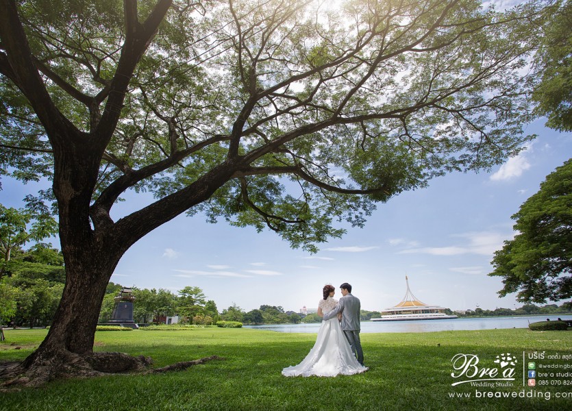 สวนหลวง ร.๙ พรีเวดดิ้ง สวนเขียวๆ ต้นไม้เยอะๆ pre wedding ถ่ายรูปแต่งงาน