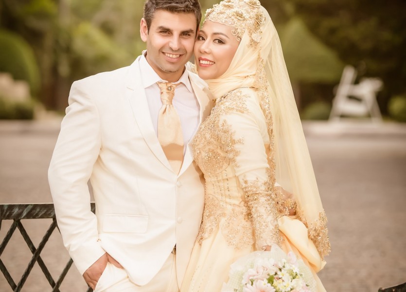 PreWedding มุสลิม ฌ็องเซลิเซ่ ถ่ายรูปแต่งงานอิสลาม บางบัวทอง นนทบุรี