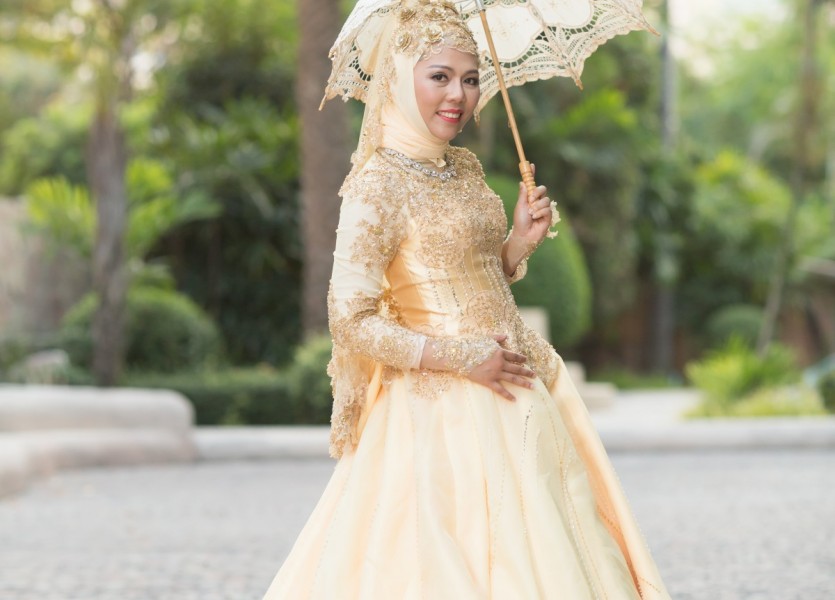 PreWedding มุสลิม ฌ็องเซลิเซ่ ถ่ายรูปแต่งงานอิสลาม บางบัวทอง นนทบุรี