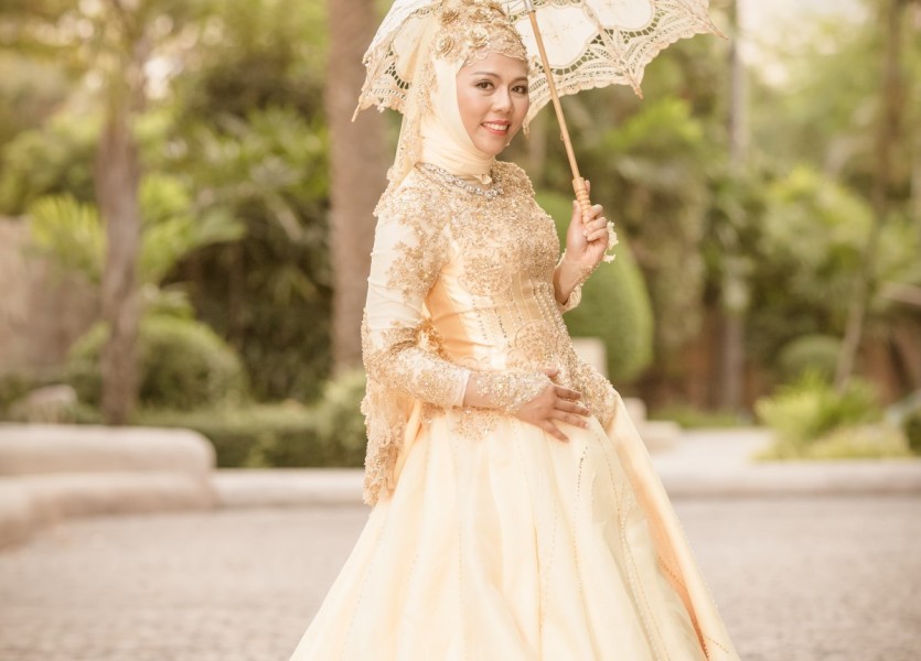 PreWedding มุสลิม ฌ็องเซลิเซ่ ถ่ายรูปแต่งงานอิสลาม บางบัวทอง นนทบุรี