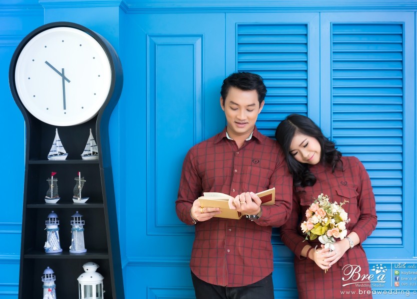 ถ่ายรูปแต่งงาน ในสตูดิโอ ถ่ายรูป อินดอร์ ชุดไทย ชุดแต่งงาน นนทบุรี บางบัวทอง