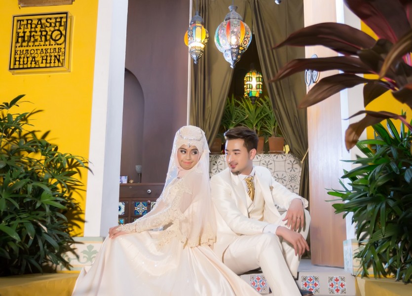 Pre Wedding มุสลิม Riad Hua Hin ริยาจ หัวหิน ถ่ายรูปแต่งงานทะเล นนทบุรี