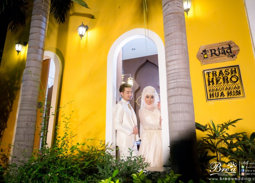 Pre Wedding มุสลิม Riad Hua Hin ริยาจ หัวหิน ถ่ายรูปแต่งงานทะเล นนทบุรี