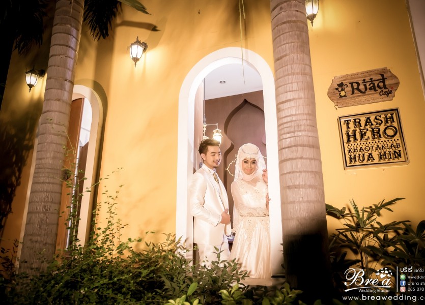 Pre Wedding มุสลิม Riad Hua Hin ริยาจ หัวหิน ถ่ายรูปแต่งงานทะเล นนทบุรี