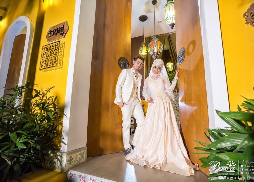 Pre Wedding มุสลิม Riad Hua Hin ริยาจ หัวหิน ถ่ายรูปแต่งงานทะเล นนทบุรี