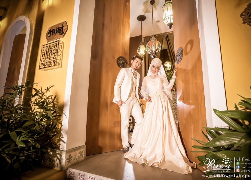 Pre Wedding มุสลิม Riad Hua Hin ริยาจ หัวหิน ถ่ายรูปแต่งงานทะเล นนทบุรี