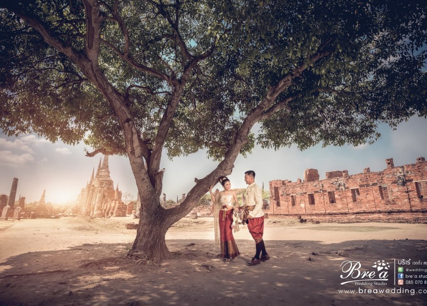 เวดดิ้งอยุธยา ถ่ายรูปแต่งงานอยุธยา ชุดแต่งงานอยุธยา wedding ayutaya