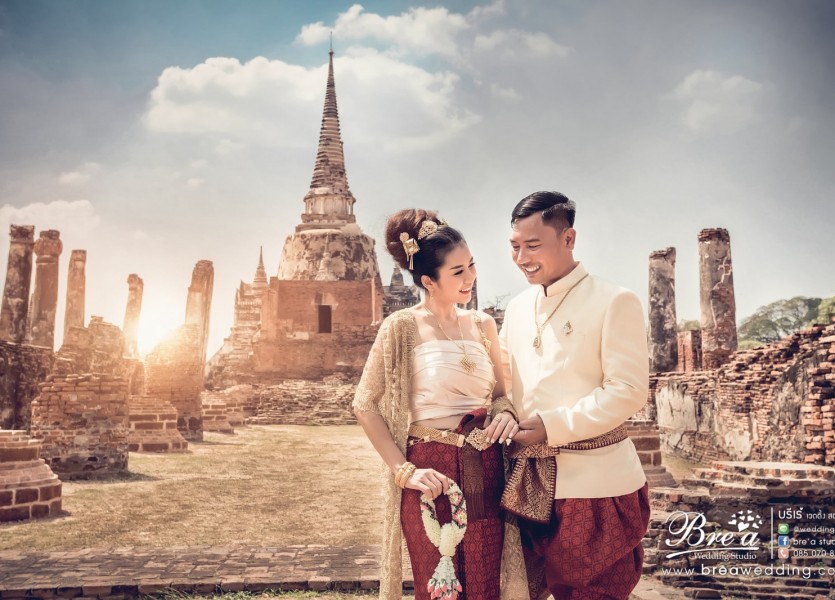 เวดดิ้งอยุธยา ถ่ายรูปแต่งงานอยุธยา ชุดแต่งงานอยุธยา wedding ayutaya