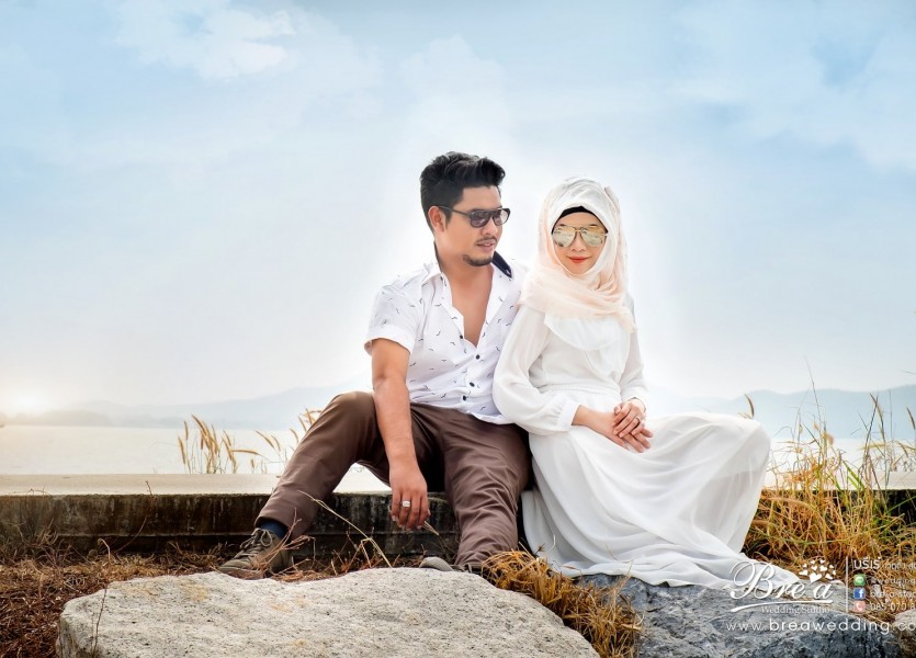Iอ่างเก็บน้ำบางพระ,พรีเวดดิ้งมุสลิม,PreWeddingมุสลิม,ถ่ายรูปแต่งงานอิสลาม,ชลบุรี,ร้านเวดดิ้งอิสลาม,บางบัวทอง,ชุดแต่งงานอิสลาม