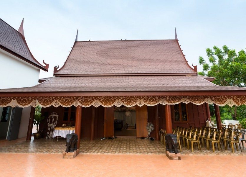 เรือนไทย,แต่งงาน,เรือนนพเก้า,นนทบุรี003พระราม๕,ชุดไทยแต่งงาน,บางบัวทอ