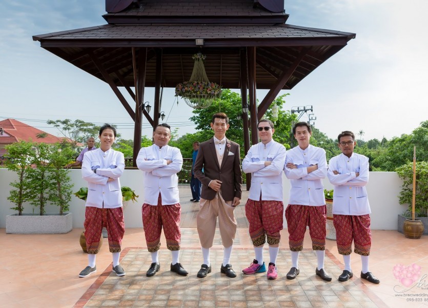 เรือนไทย,แต่งงาน,เรือนนพเก้า,นนทบุรี031พระราม๕,ชุดไทยแต่งงาน,บางบัวทอ