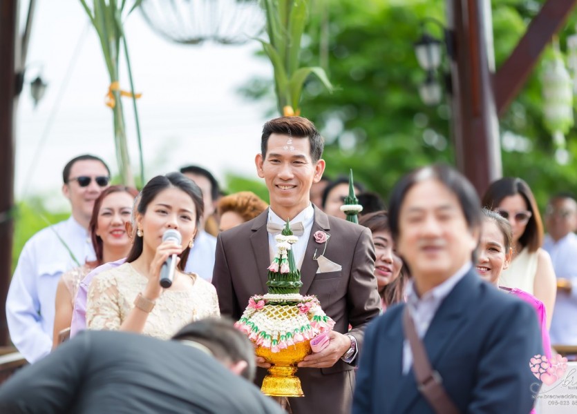 เรือนไทย,แต่งงาน,เรือนนพเก้า,นนทบุรี041พระราม๕,ชุดไทยแต่งงาน,บางบัวทอ