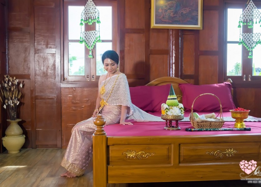 เรือนไทย,แต่งงาน,เรือนนพเก้า,นนทบุรี055พระราม๕,ชุดไทยแต่งงาน,บางบัวทอ
