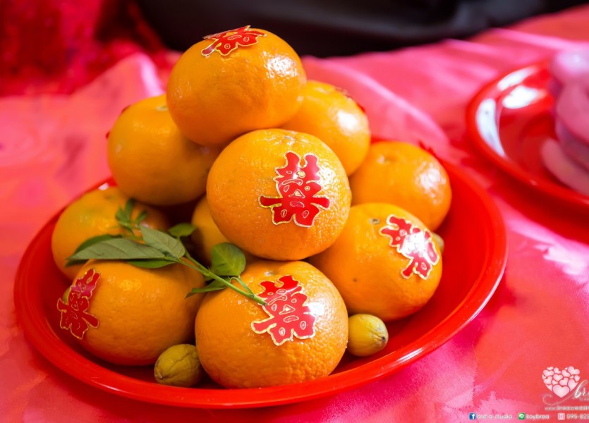 ชุดยกน้ำชา งานหมั้น ชุดแดง126 แต่งงานแบบจีน