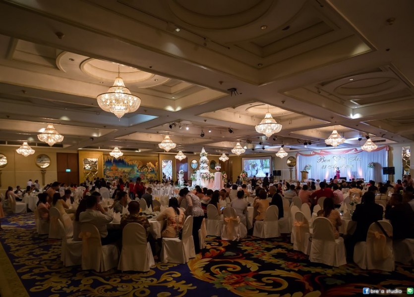 โรงแรมมณเฑียรริเวอร์ไซด์กรุงเทพ  ชุดแต่งงาน 051 ถ่ายภาพ