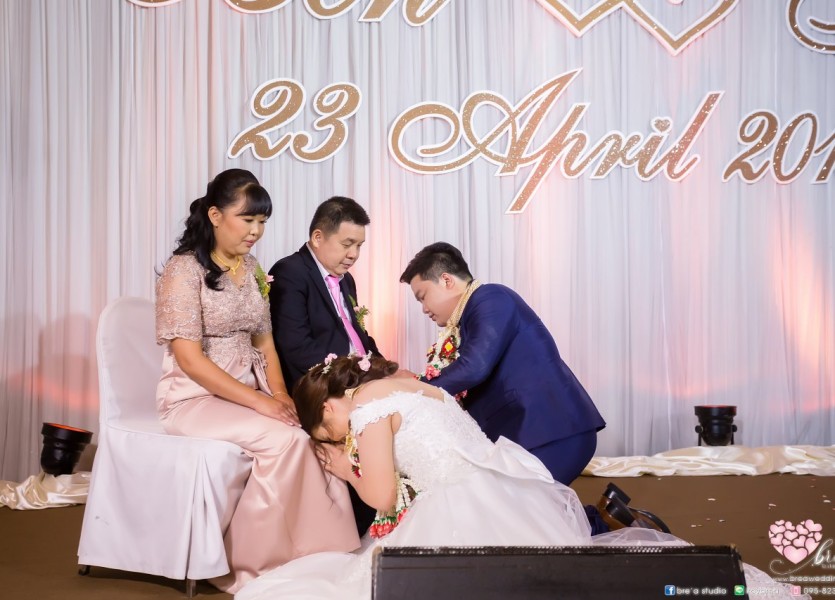 โรงแรมมณเฑียรริเวอร์ไซด์กรุงเทพ  ชุดแต่งงาน 110 ถ่ายภาพ