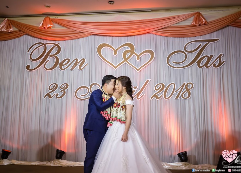 โรงแรมมณเฑียรริเวอร์ไซด์กรุงเทพ  ชุดแต่งงาน 128 ถ่ายภาพ