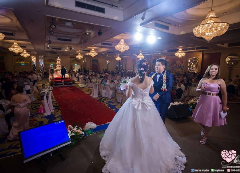 โรงแรมมณเฑียรริเวอร์ไซด์กรุงเทพ  ชุดแต่งงาน 160 ถ่ายภาพ